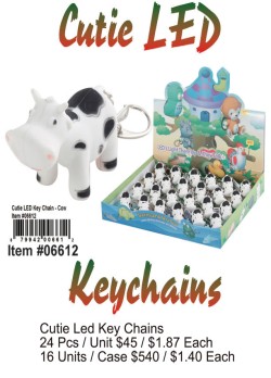 Cutie LED Keychain-Cow